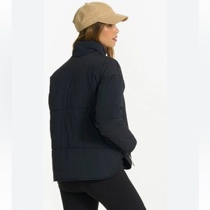 Vuori Midnight Black Bomber Jacket